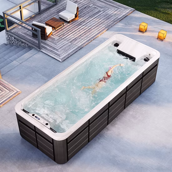 Swim Acrylic Above Ground Endless Acrylic and Garden Outdoor Water Container Frame Swimming Inground Above Ground Hot Tub Pool Price
