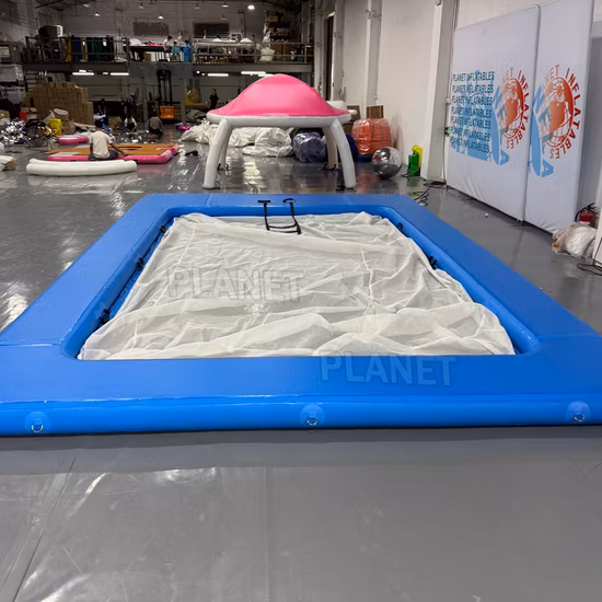 Portable Inflatable Floating Ocean Sea Swimming Pool with Anti Jellyfish Net for Sale