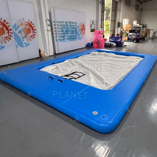 Portable Inflatable Floating Ocean Sea Swimming Pool with Anti Jellyfish Net for Sale