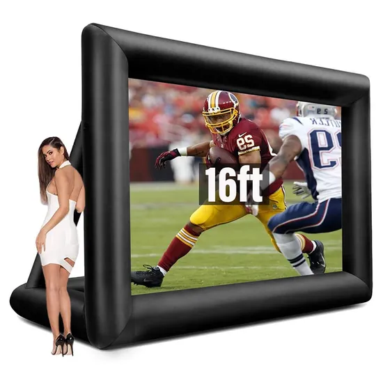 Factory Wholesale Price Outdoor Cinema Inflatable Cinema Screen Inflatable Projector Screen with Customized Size
