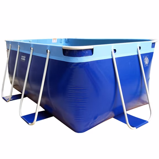 Dfaspo Above Ground Garden Outdoor Inflatable Round/ Square PVC Frame Swimming Pool Pot Jar Easy to Set with Filter and Ladder