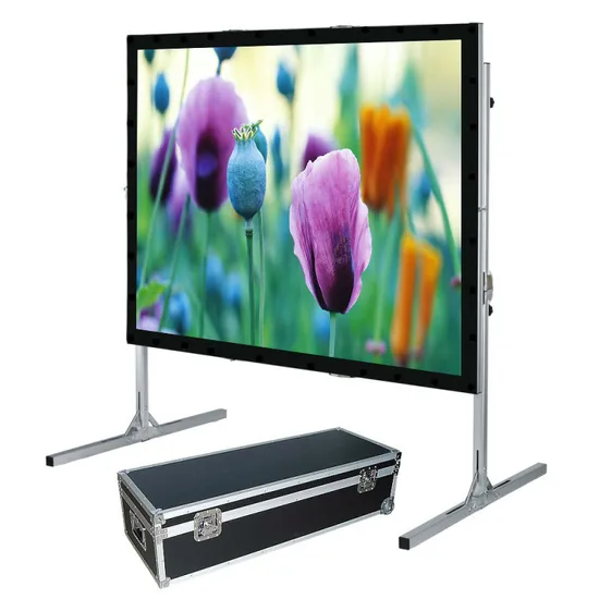 100 polegadas 16: 9, 4K Ultra HD portátil dobrável tela do projetor frontal/traseira do cinema
