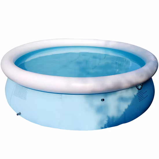 Dfaspo piscina inflável acima do solo redonda/quadrada PVC conjunto de velocidade fácil