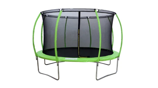 Funjump 12 pés bastões curvos personalizados estilo reforçado trampolim infantil ao ar livre