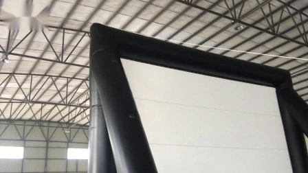 Tela de TV inflável grande de 40 pés para projetor Drive in Cinema