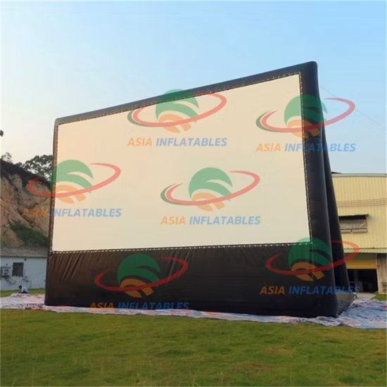 Tela de projeção ao ar livre dobrável portátil inflável tela de cinema ao ar livre para tela de cinema drive-in