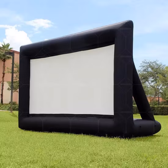 Tela de filme de projeção externa inflável de 20 pés