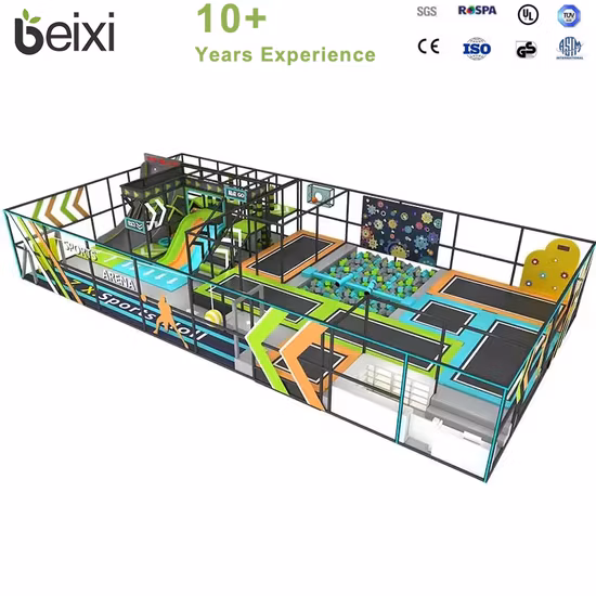 Cama Trampolim Funjump Fancy Garden Quadrado Infantil 8 pés