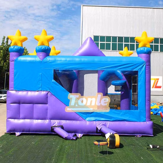Castelo insuflável colorido personalizado em pvc para crianças/adultos família/comercial castelo inflável inflável castelo de salto