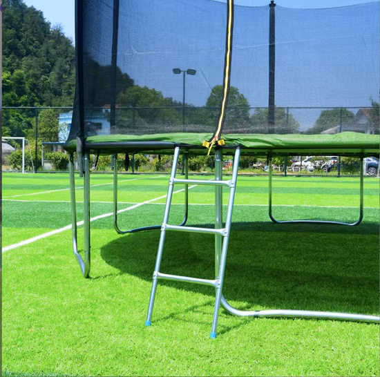Combo salto salto fitness ao ar livre capa de mola de PVC estofamento cama elástica infantil