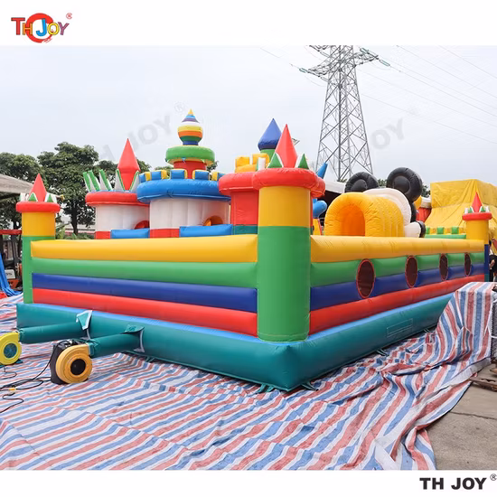 Castelo inflável parque de diversões inflável