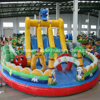 Mais novo Bouncer inflável gigante de castelo de frutas para playground infantil