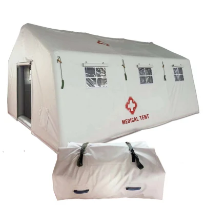 Tenda inflável médica abrigo de emergência para hospital de campanha ou acampamento ao ar livre
