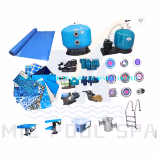 Fornecimento de fábrica Conjunto completo de acessórios para equipamentos de piscina