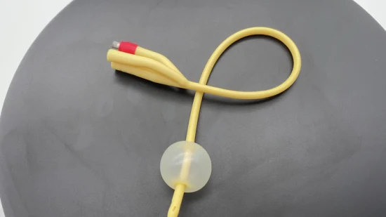 Balão de Cateter Foley de Látex de Três Vias para Suprimentos Médicos com CE
