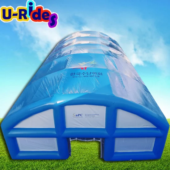 Barraca inflável hermética personalizada oem para uso em quadra esportiva de basquete de tênis